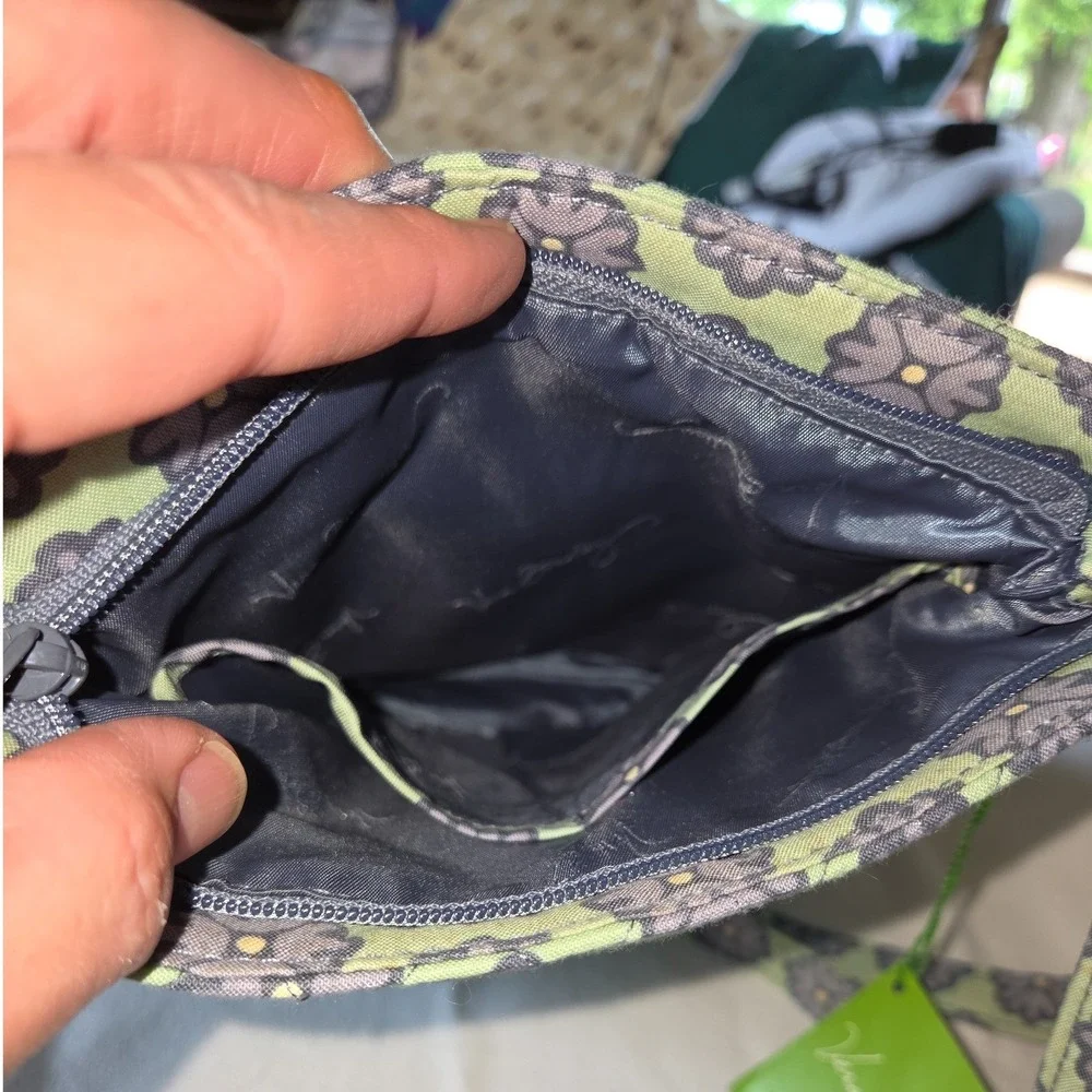 Vera‎ Bradley Hipster Purse & Wallet Set Green Nomadic Blossoms